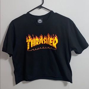 THRASHER crop top